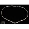 Image 1 : 29) STERLING SILVER OPAL NECKLACE