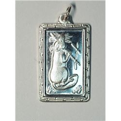 38) STERLING SILVER PENDANT