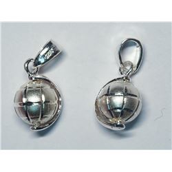 47) SET OF 2 STERLING SILVER PENDANTS