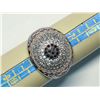 Image 1 : 75) STERLING SILVER CUBIC ZIRCONIA RING
