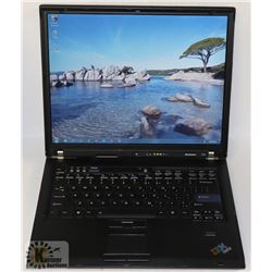 LENOVO T SERIES WIN 7 PRO LAPTOP WITH AC ADAPTOR