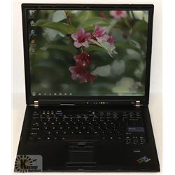 LENOVO T SERIES WIN 7 PRO LAPTOP WITH AC ADAPTOR