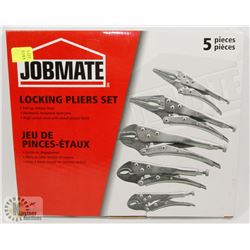 JOB MATE 5PC LOCKING PLIERS SET