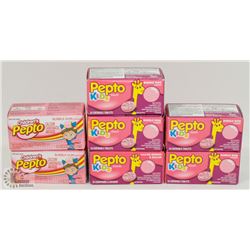 BAG OF PEPTO BUBBLE GUM FLAVOUR KIDS ANTACIDS