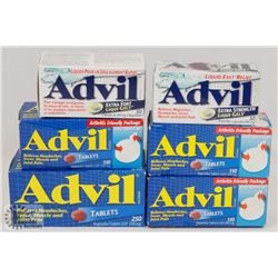 BAG OF ASSORTED PAIN RELIEF PILLS (MOSTLY ADVIL)