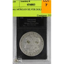 1901 MORGAN SILVER DOLLAR