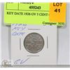 Image 1 : KEY DATE 1926 CANADIAN GV 5 CENT COIN