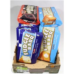 LOT OF ASSORTED FUDGEE BARRS