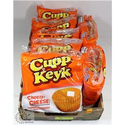 LOT OF CUPP KEYK CHEEZY CHEESE FLAVOUR
