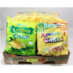 BOX OF ASSORTED REGENT CAKES