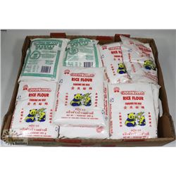 BOX OF ASSORTED RICE FLOUR