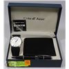 Image 1 : NEW COTE D'AZUR MEN'S WATCH, WALLET & PEN SET