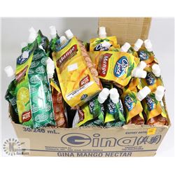 LOT OF ASSORTED COOL TASTE FRUIT JUICE DRINKS