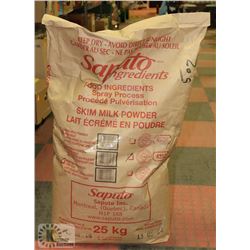 BAG OF SKIM MILK POWDER.
