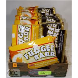 FLAT OF ASSORTED FUDGEE BARRS INCLUDING MILK