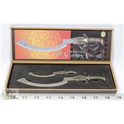MINI THE SWORD OF THE SCORPION KING SET IN BOX