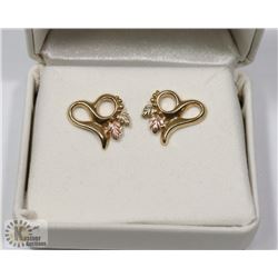 10K GOLD EARRINGS BY BLACK HILLS GOLD.