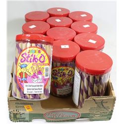 FLAT OF JUNIOR STIK-O UBE WAFER STICKS