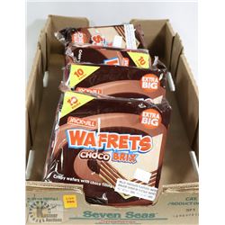 FLAT OF JACK N' JILL WAFRETS CHOCO BRIX