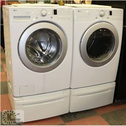LG PEDESTAL WASHER AND DRYER