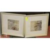 Image 1 : PAIR OF FRAMED ARTWORK
