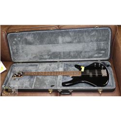 PEAVEY BASS GUITAR BLACK WITH HARDCASE