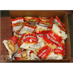 BOX OF LA PACITA EGG CRACKLETS AND XTRA BIG