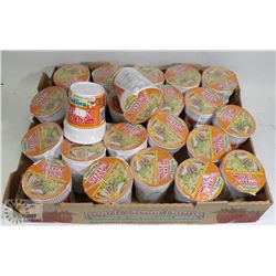 FLAT OF NISSIN INSTANT CUP NOODLES
