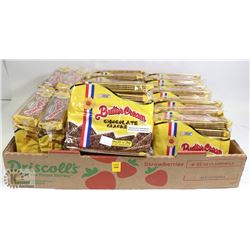 FLAT OF BUTTER CREAM CHOCOLATE CRACKERS