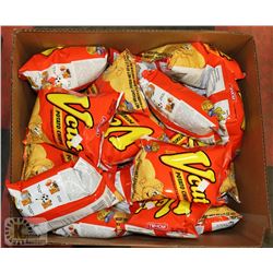 LARGE BOX OF ASSORTED V-CUT POTATO CHIPS