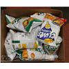 Image 1 : LARGE BOX OF ASSORTED CLOVER CHIPS