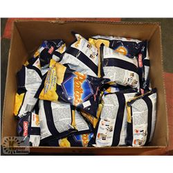 LARGE BOX OF JACK N JILL PIATTOS POTATO CRISPS