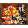 Image 1 : LARGE BOX OF ASSORTED V-CUT POTATO CHIPS