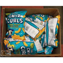 LARGE BOX OF CHIZ CURLS