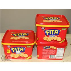 LOT OF 3 FITA CRACKERS
