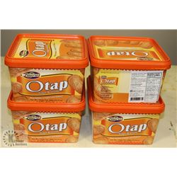 LOT OF 4 OTAP SUGAR BISCUITS