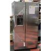 Image 1 : GE 25.4CU FT SIDE BY SIDE FRIDGE WITH DISPENSER.