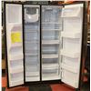 Image 3 : GE 25.4CU FT SIDE BY SIDE FRIDGE WITH DISPENSER.
