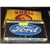 Image 1 : LOT OF 2 FORD AUTHORIZED DEALER AND SHELL OIL