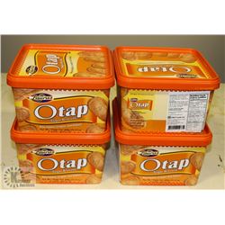 LOT OF 4 OTAP SUGAR BISCUITS, AS THEY COME IN