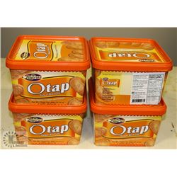 LOT OF 4 OTAP SUGAR BISCUITS AS THEY COME IN
