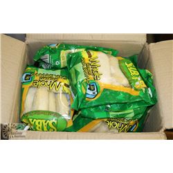 BOX OF FROZEN WHOLE STEAMED SABA BANANAS