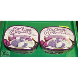 LOT OF 2 SORBETERO UBE MACAPUNO FLAVOURED FROZEN