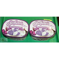 LOT OF 2 SORBETERO UBE MACAPUNO FLAVOURED FROZEN