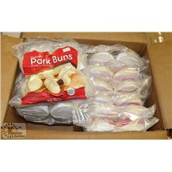 BOX OF FROZEN STEAMED PORK BUNS