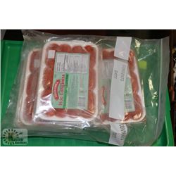 BAG OF FROZEN HOT CURED SAUSAGE