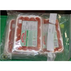 BAG OF FROZEN HOT CURED SAUSAGE