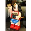 Image 1 : WONDER WOMAN DC LEGO SUPERHERO DIGITAL ALARM CLOCK