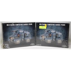 LOT OF 2 WARHAMMER 40K MILITARUM TEMPESTUS TAUROX