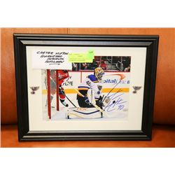 CARTIER HUTTON GUARANTEED AUTHENTIC AUTOGRAPH